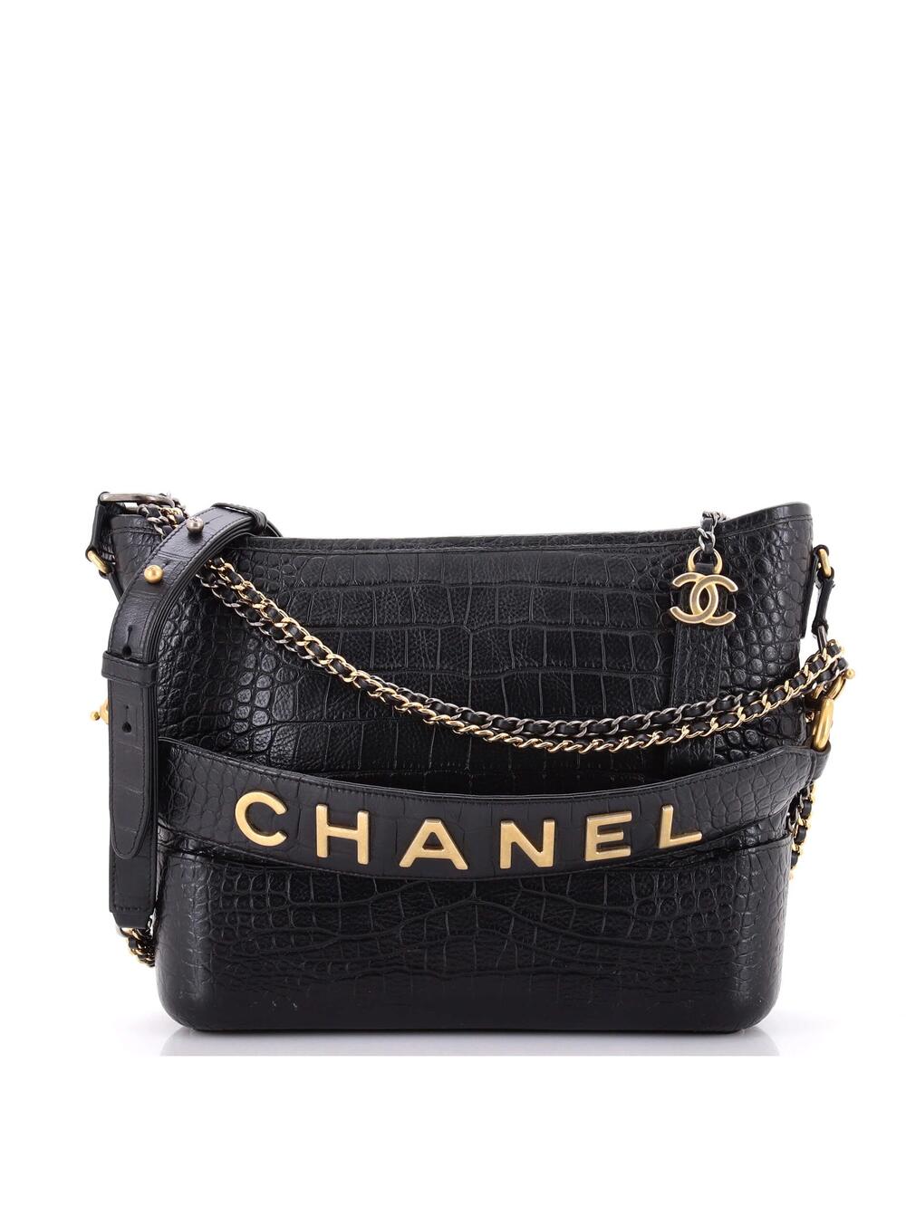Chanel Gabrielle Hobo With Logo Handle #313540C40B
